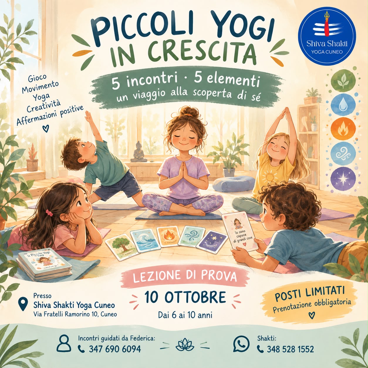 PICCOLI YOGI IN CRESCITA – percorso in partenza da Giovedì 5 Novembre